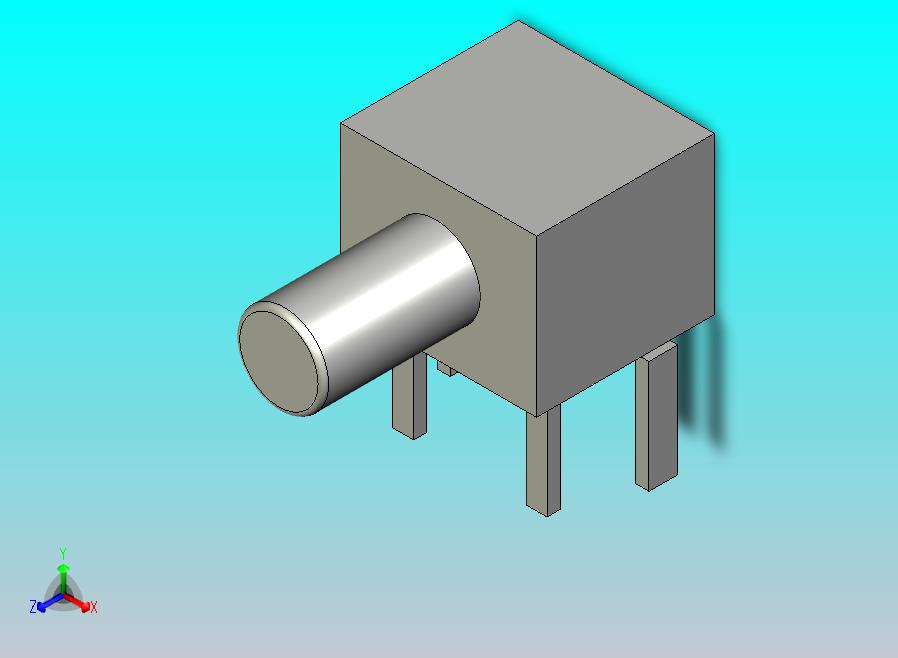 瞬时触觉按钮4针自复位开关直角