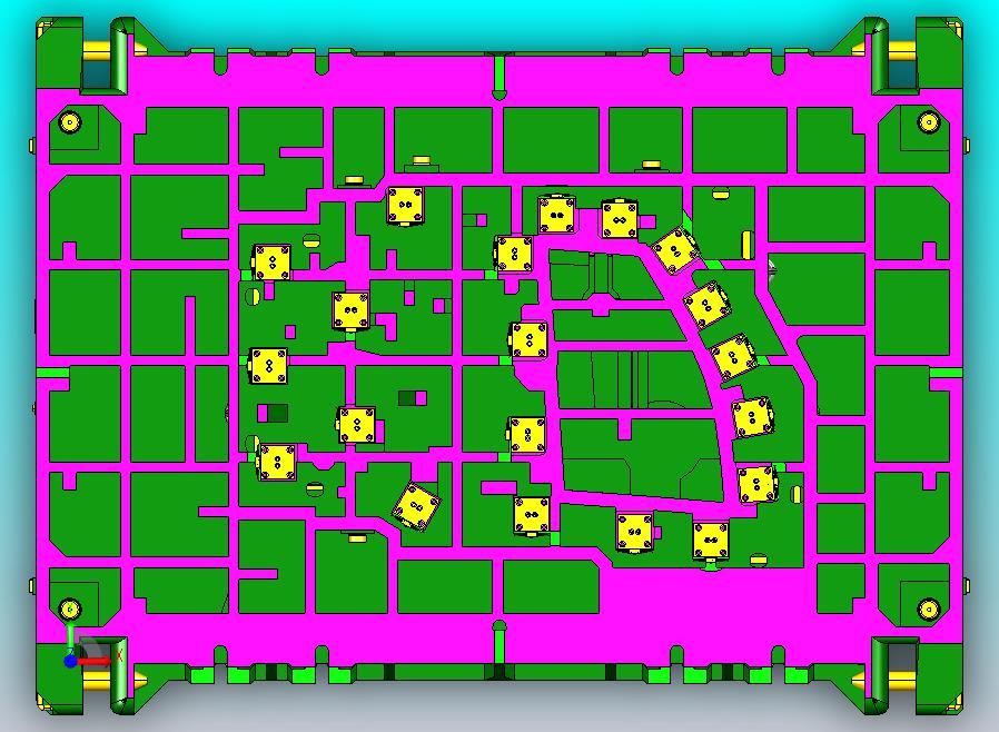 车门修边及斜楔侧冲孔模具