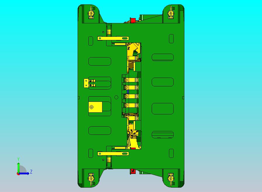 车门修边及斜楔侧冲孔模具