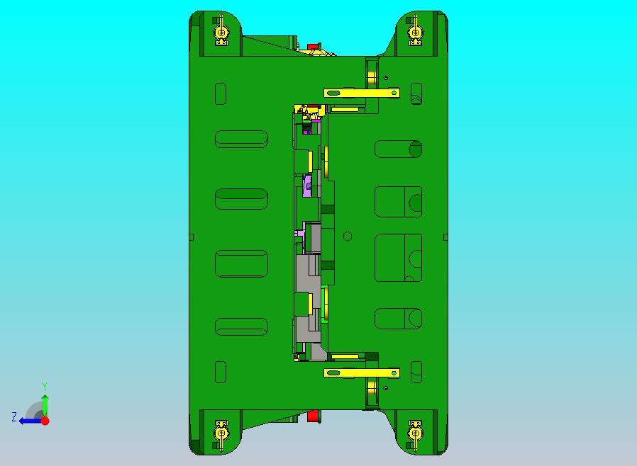 车门修边及斜楔侧冲孔模具