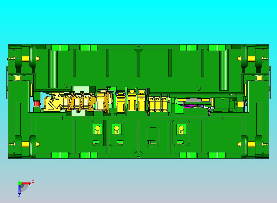 车门修边及斜楔侧冲孔模具