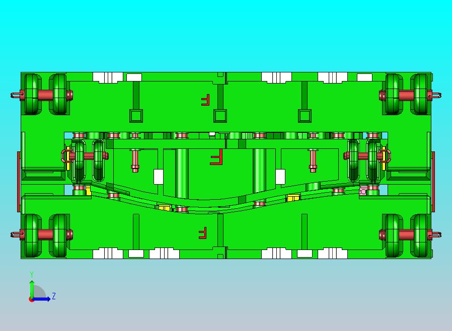 SUV车型前门外板拉延模