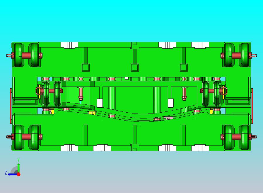 SUV车型前门外板拉延模