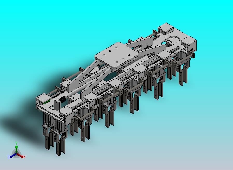 基于限位杆的变距机构