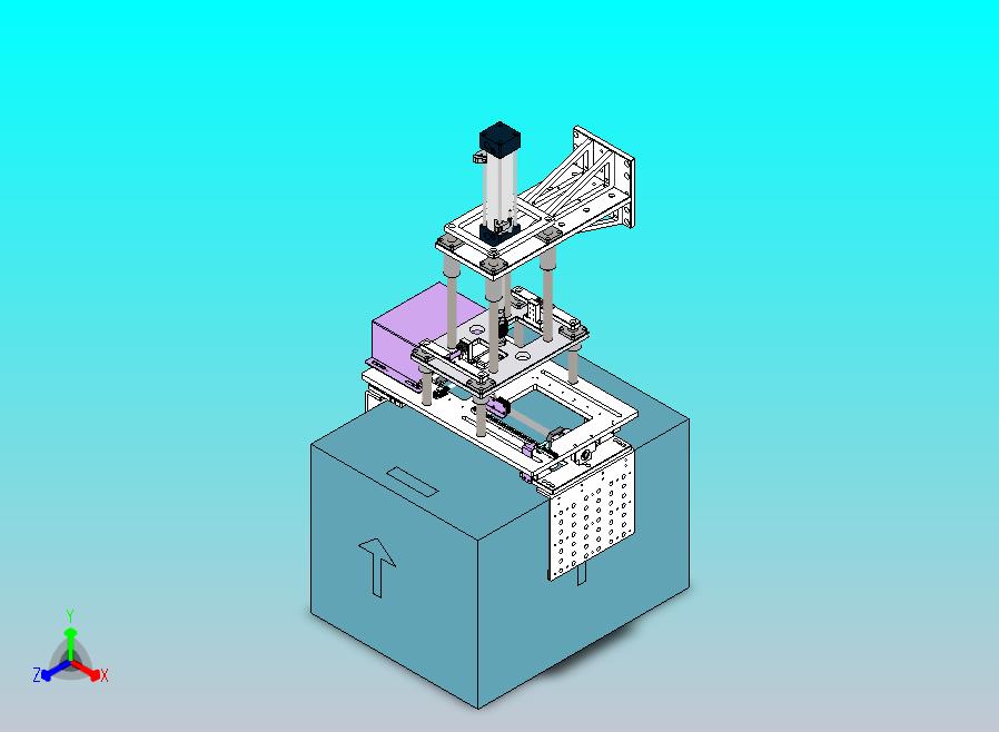 基于正反丝杠的电动夹机构