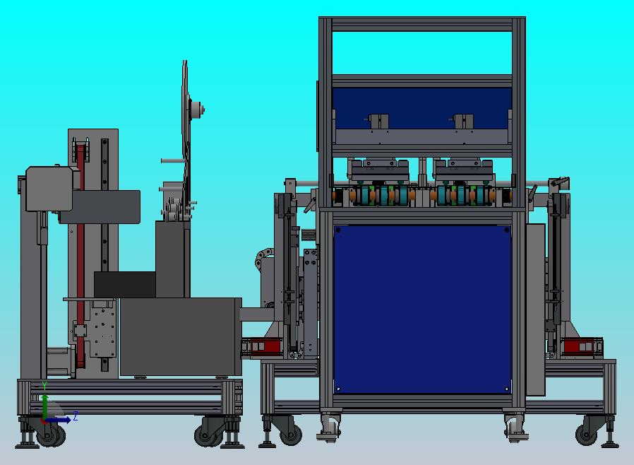 软包塑料袋理袋捆扎一体化平台