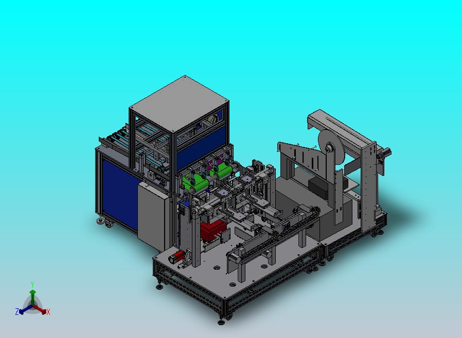 软包塑料袋理袋捆扎一体化平台