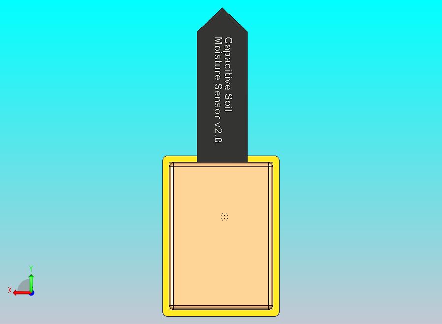 ESP32-dan电容式土壤湿度传感器