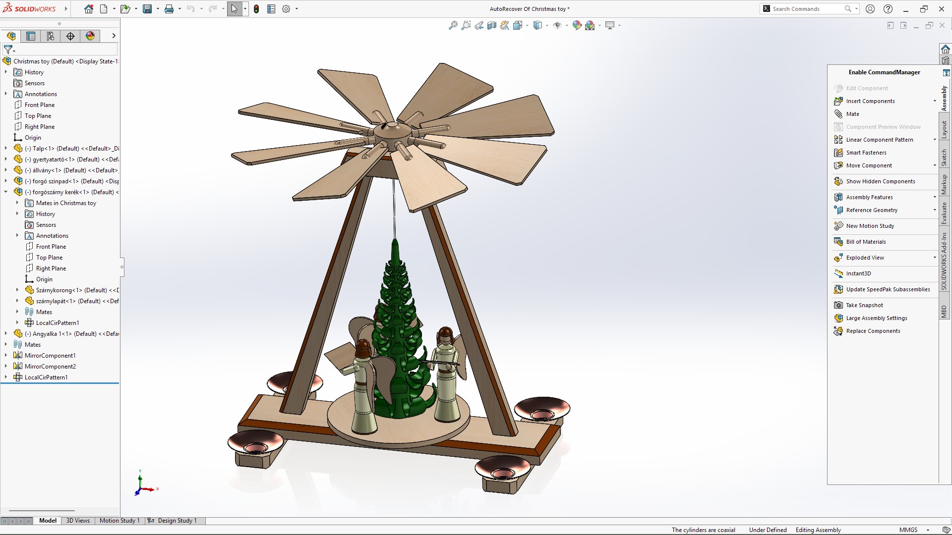 德国德雷兹达的圣诞玩具