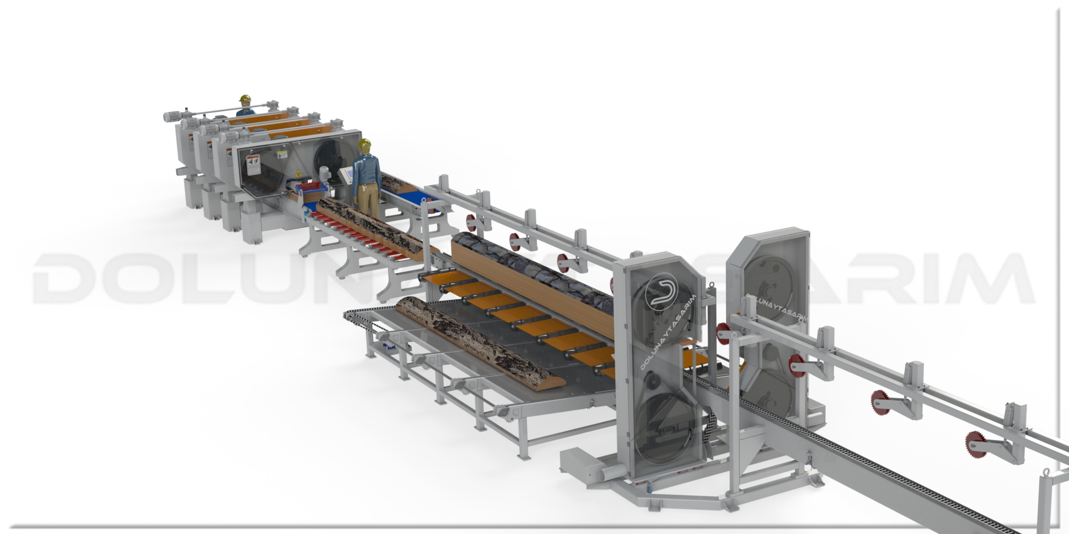 木材加工生产线