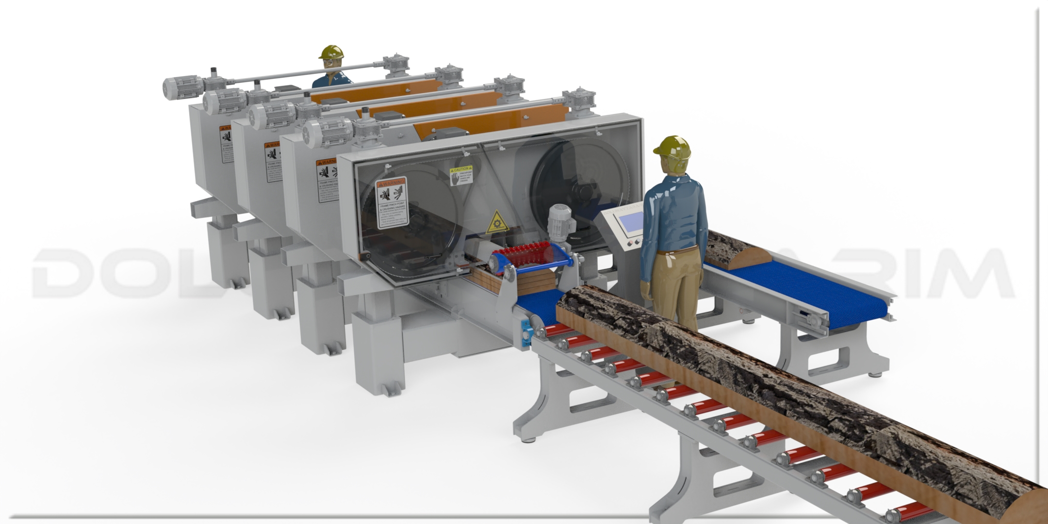 木材加工生产线