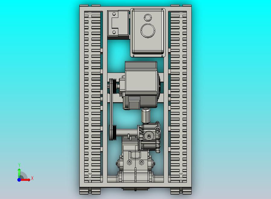 小型农业履带底盘 