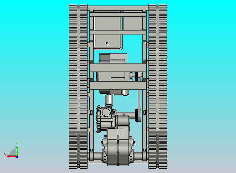 小型农业履带底盘 