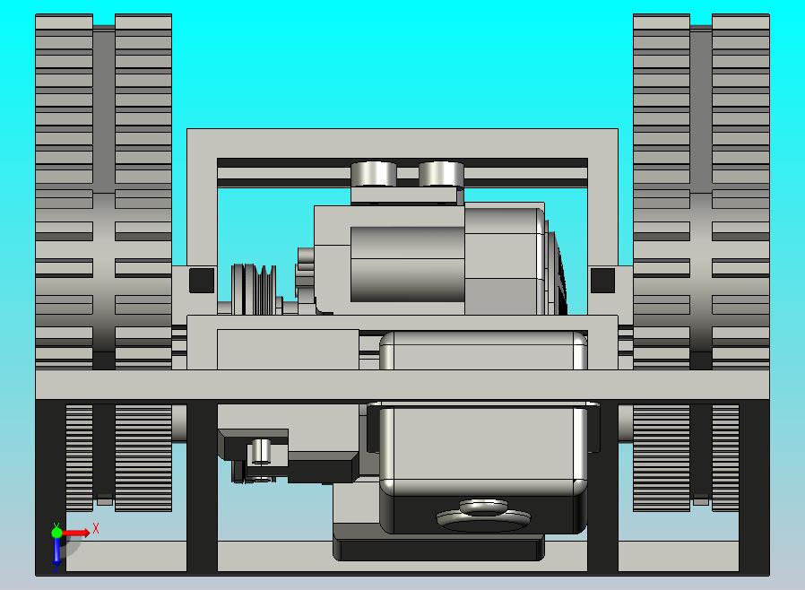 小型农业履带底盘 