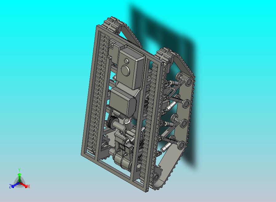 小型农业履带底盘 