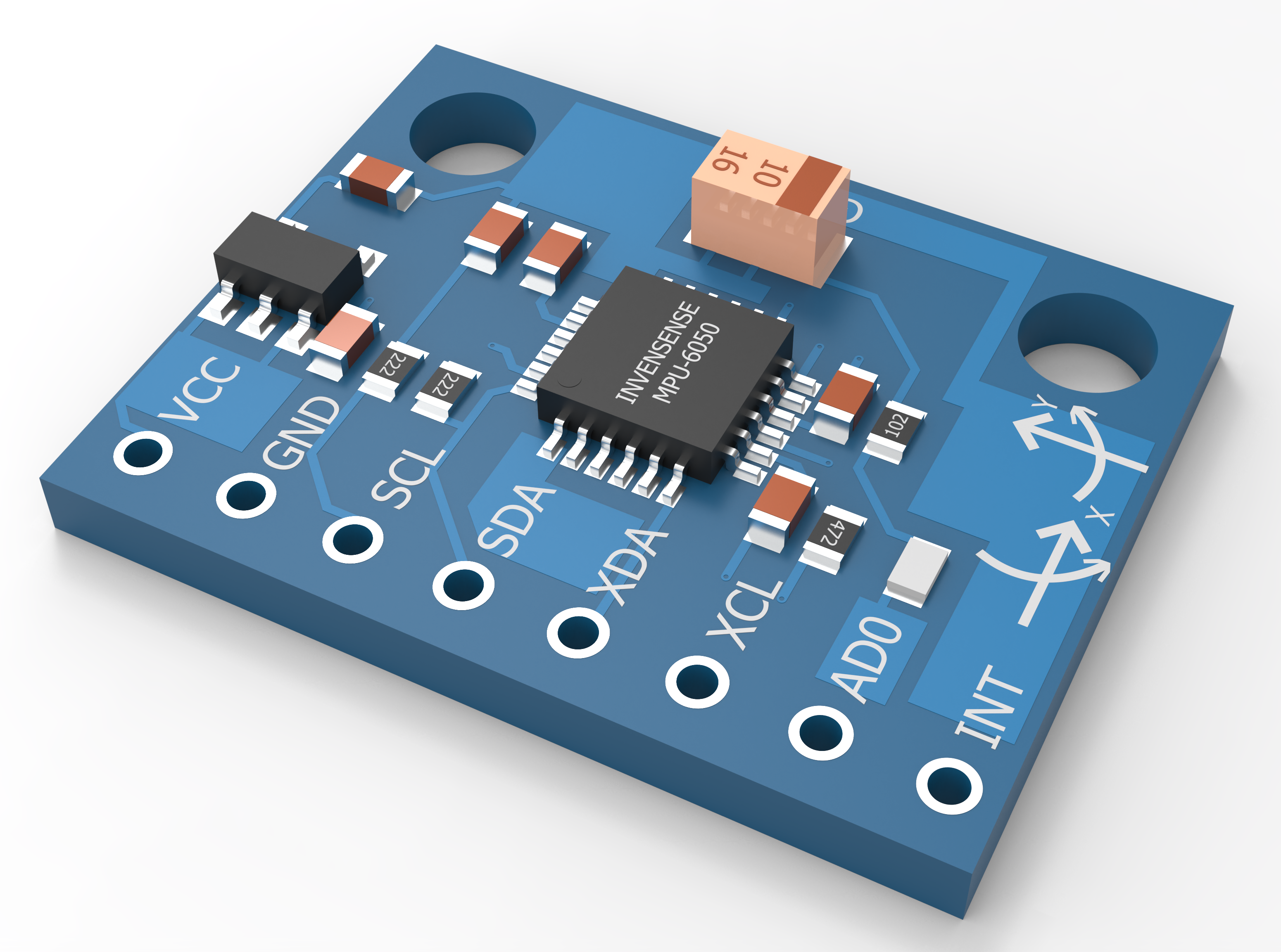 加速度计，角度传感器MPU6050（庆祝10000次下载）