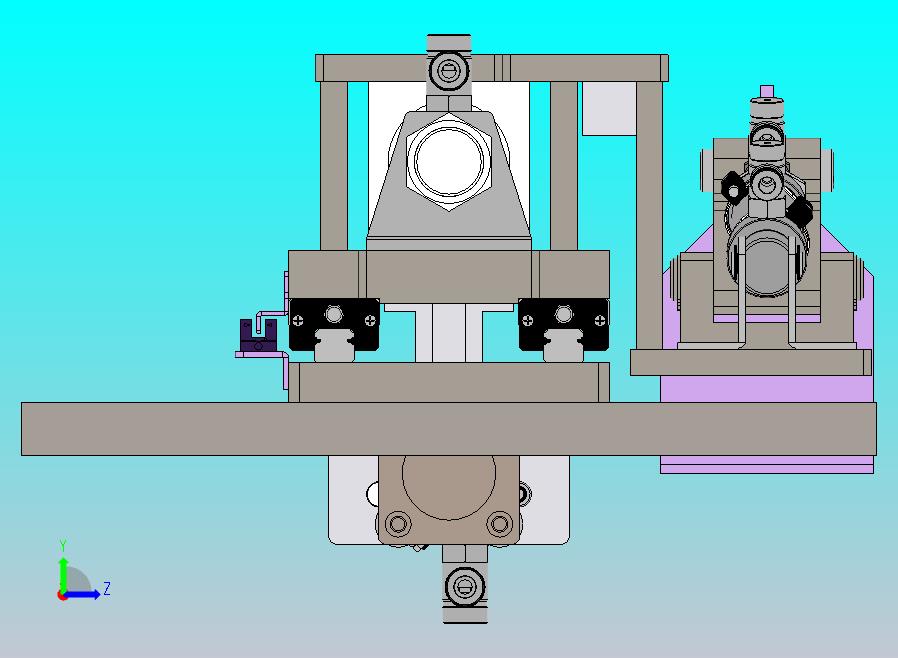 侧面纸箱折盒机构