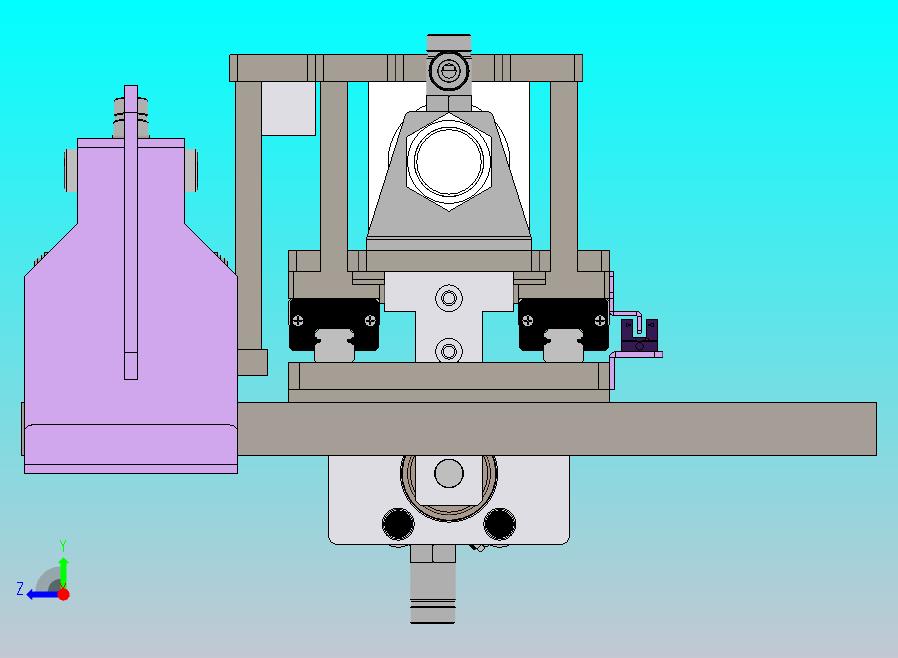 侧面纸箱折盒机构