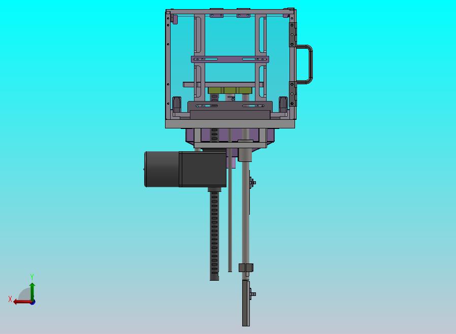基于排杆电机的顶升机构