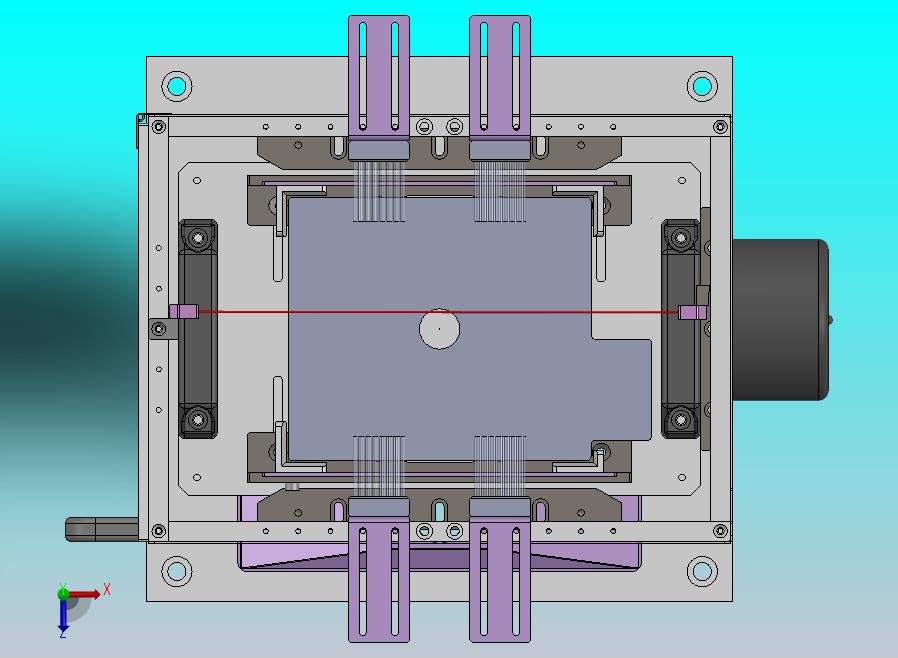 基于排杆电机的顶升机构