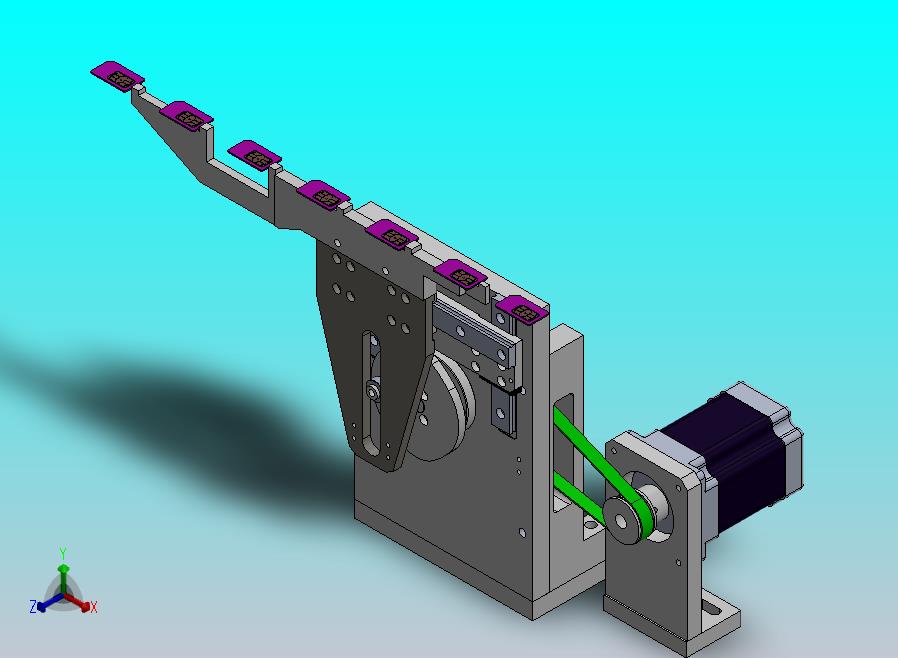 基于偏心轮的等距移栽机构