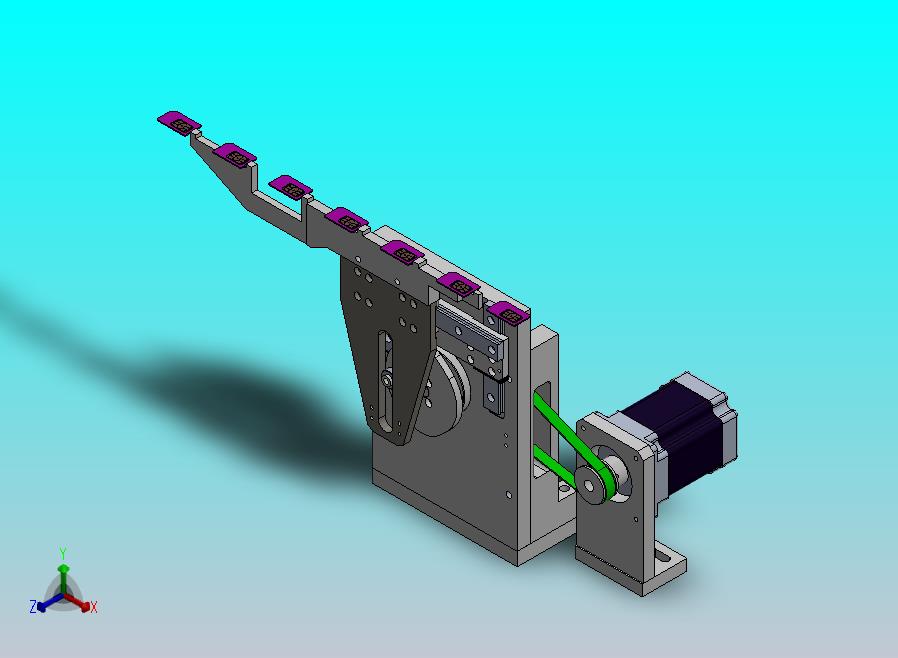 基于偏心轮的等距移栽机构