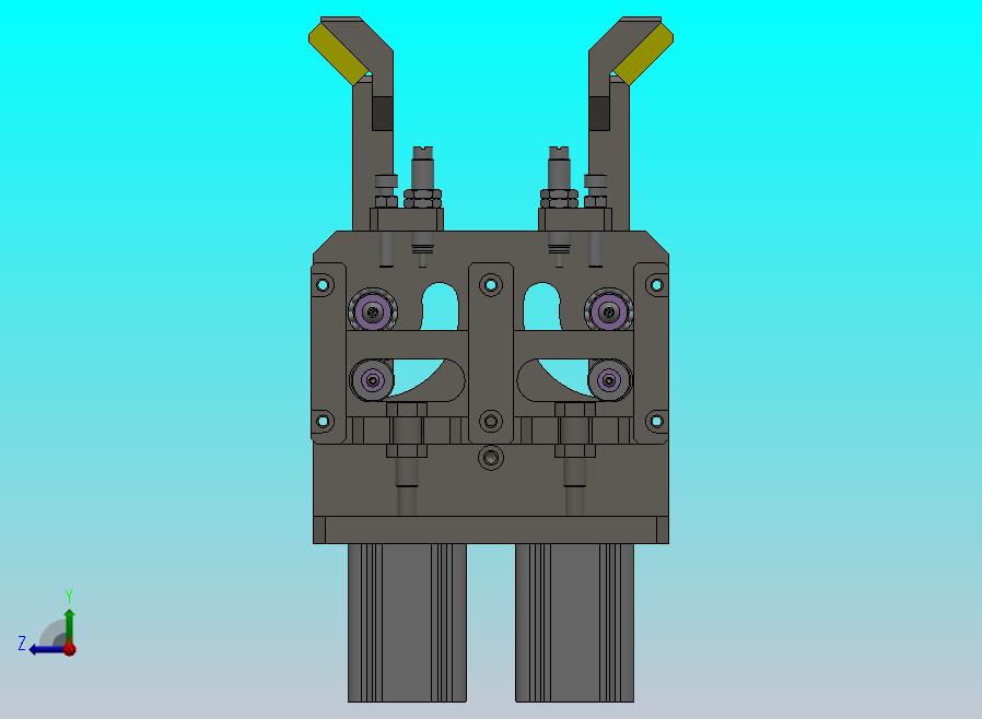 基于凸轮槽的压紧机构