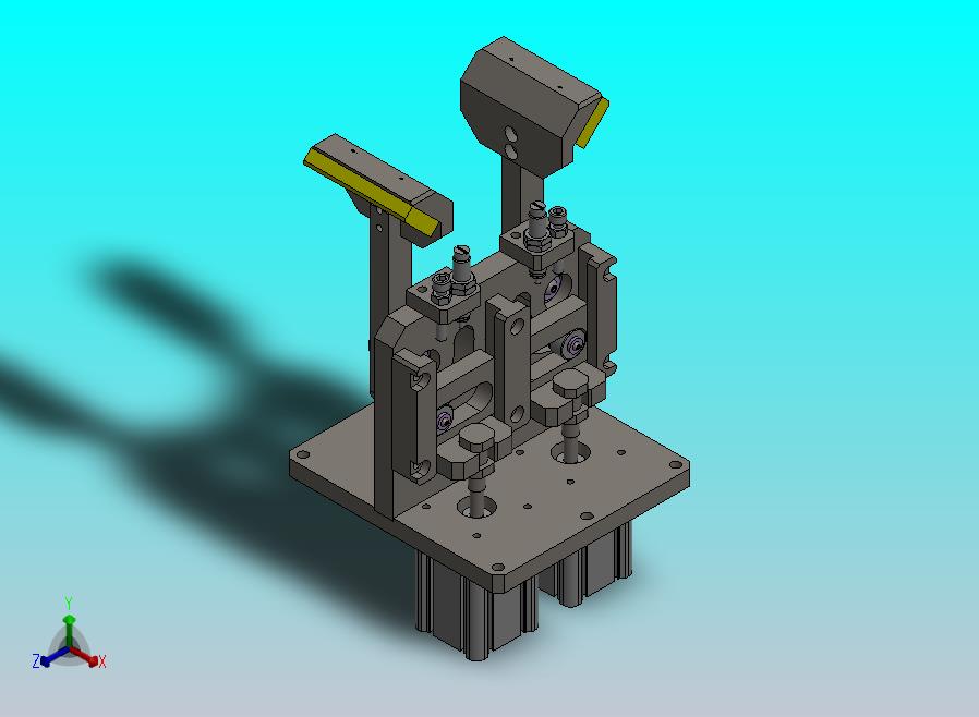 基于凸轮槽的压紧机构