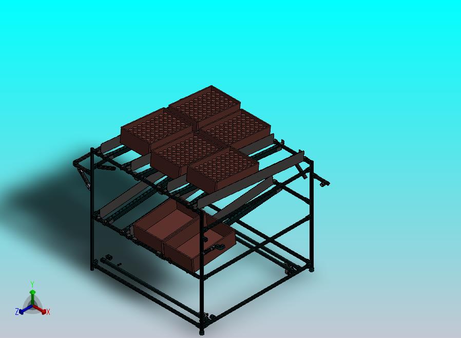 精益管架，也称为线棒架、柔性货架或积木式货架