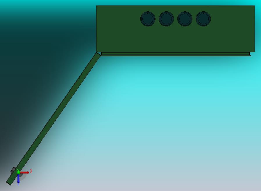 电控柜布局示意图