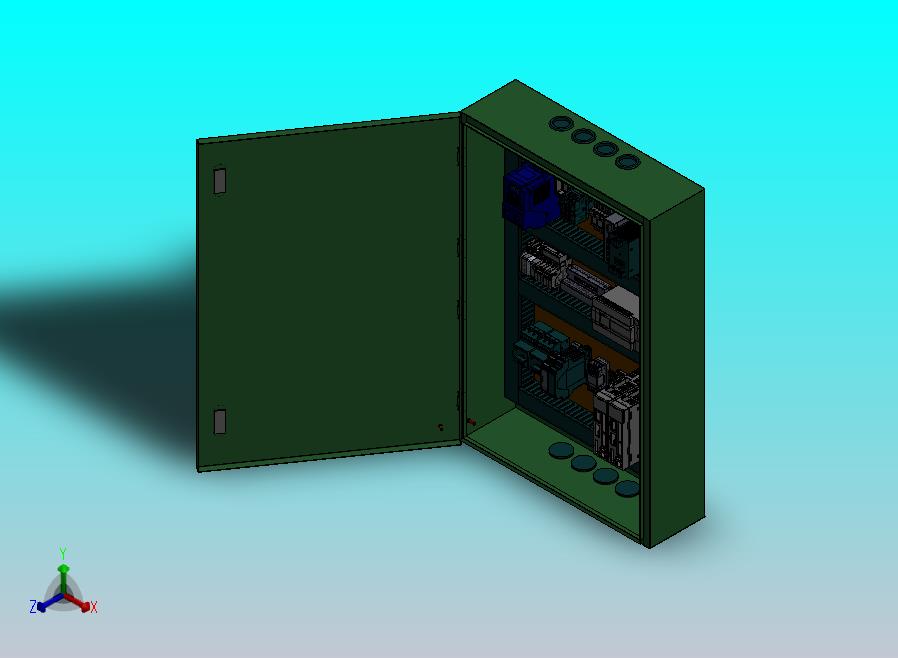 电控柜布局示意图