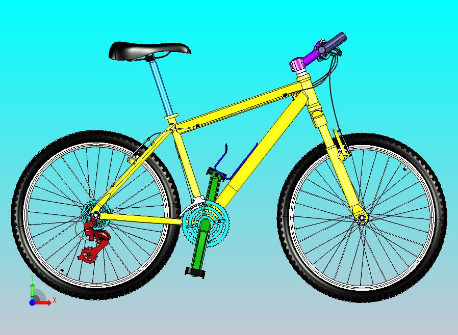 自行车3D模型