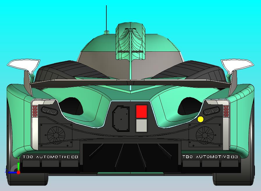 超跑车型的CATIA模型