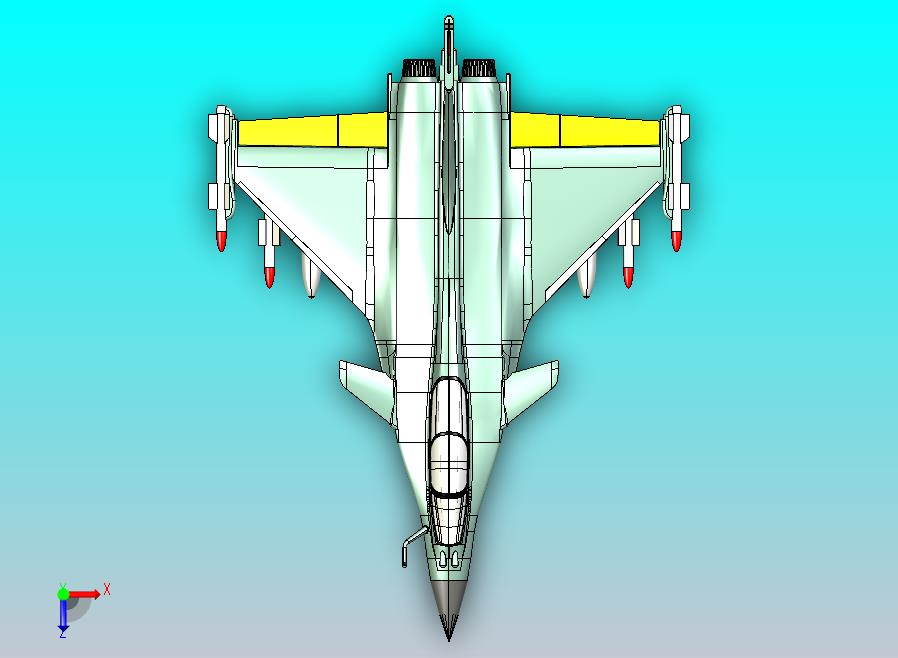 法国阵风战斗机CATIA V5 r21模型