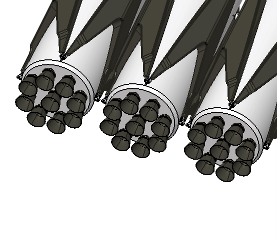 猎鹰重型火箭CATIA V5 r21模型