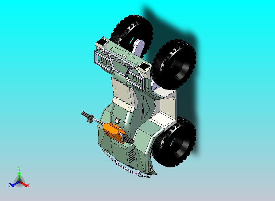 沙滩车CATIA参数化模型