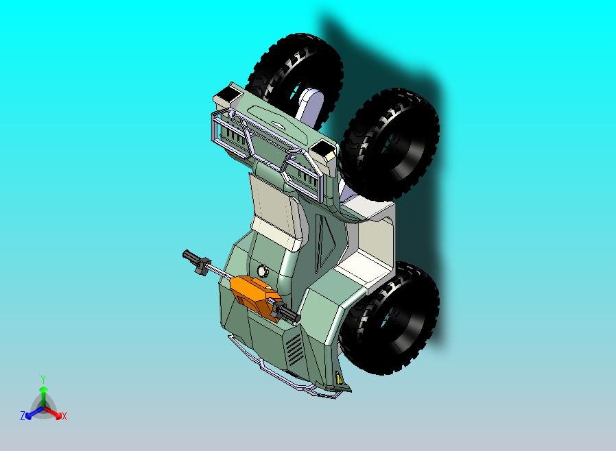 沙滩车CATIA参数化模型