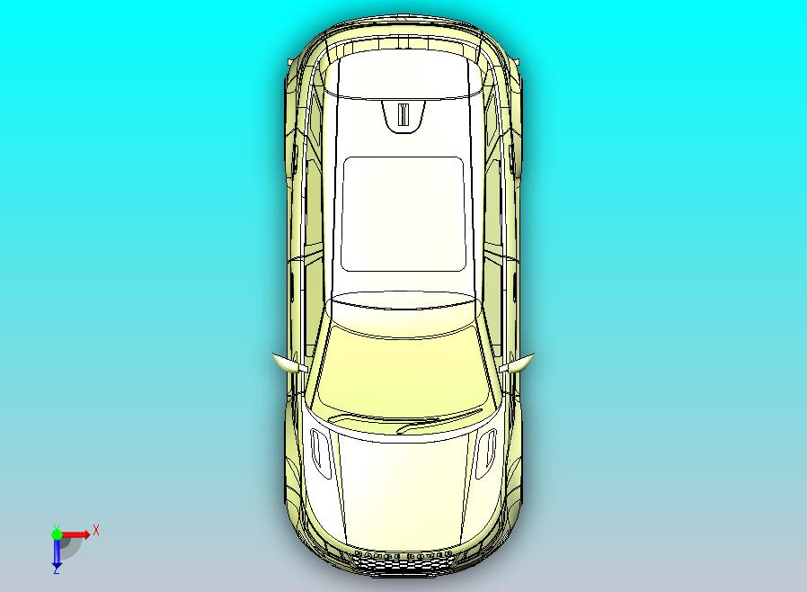 路虎揽胜极光SUV模型CATIA V5 r21
