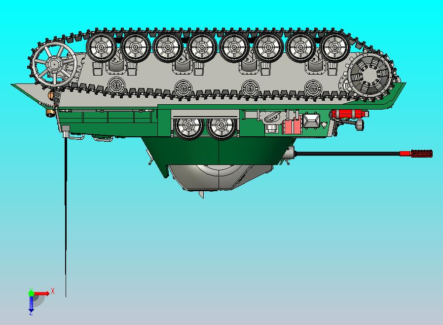 防空自行速射炮CATIA V5 r21模型
