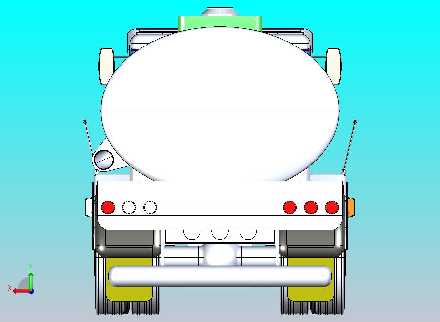 沃尔沃油料运输车CATIA V5 r21模型