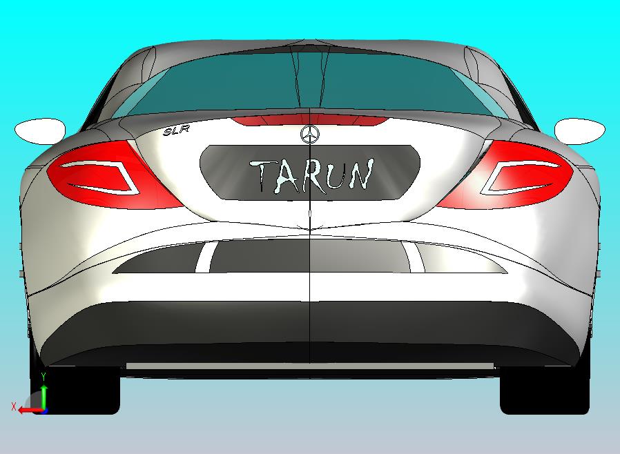 梅赛德斯奔驰跑车UG模型