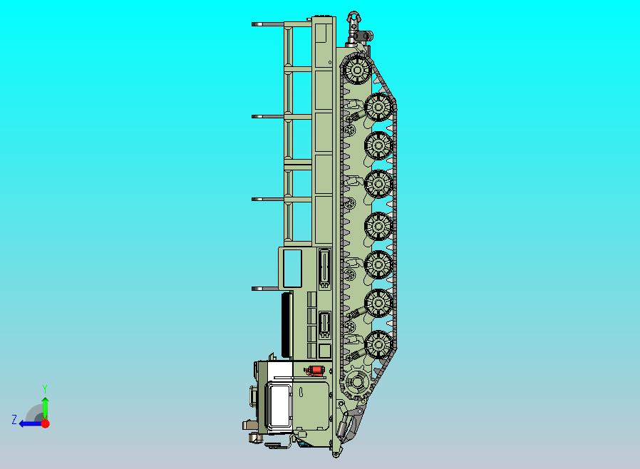 军用履带式全地形运输车