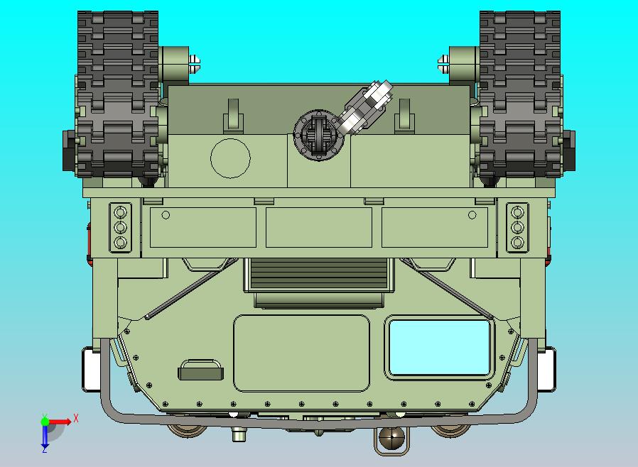 军用履带式全地形运输车