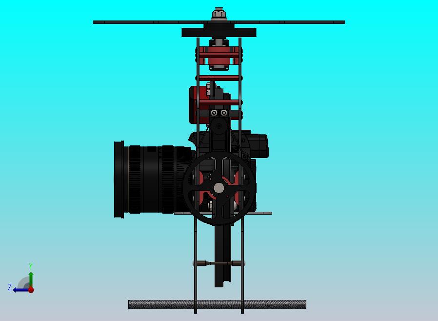 三同轴摄像机支架