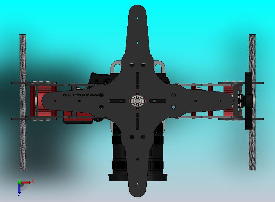 三同轴摄像机支架