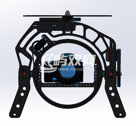 三同轴摄像机支架