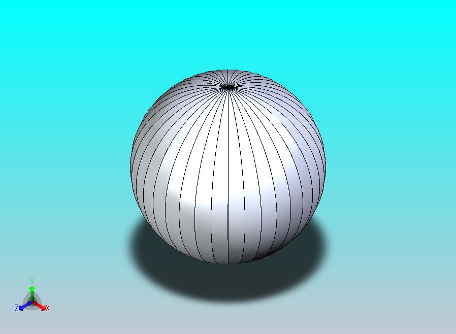 #solidw 中的完美球体