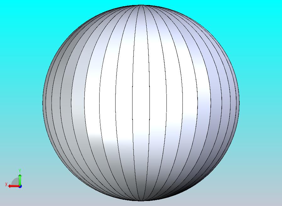 #solidw 中的完美球体