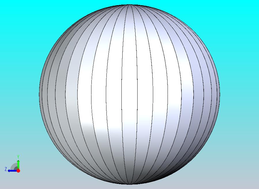 #solidw 中的完美球体