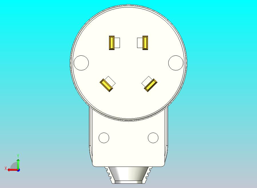 插头 B32-003，三相